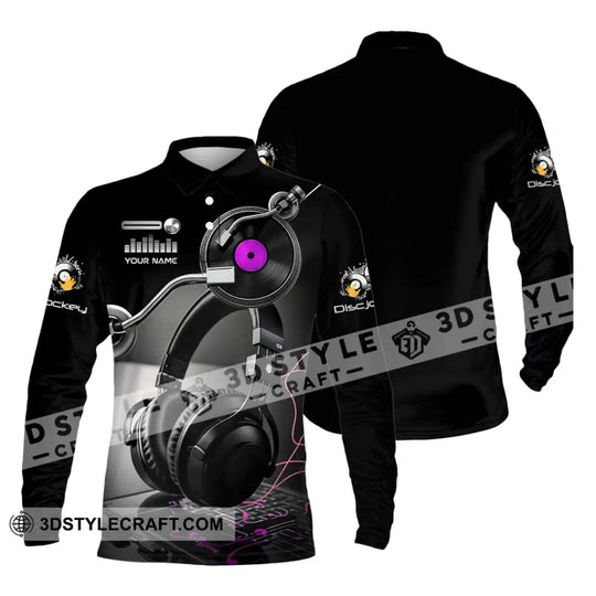Unisex Shirt - Custom Disc Jockey 3D Shirt style option 4