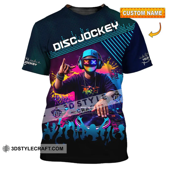Unisex Shirt - Custom Disc Jockey 3D Shirt style option 1