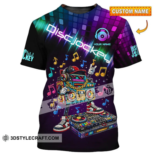 Unisex Shirt - Custom Disc Jockey 3D Shirt T-shirt