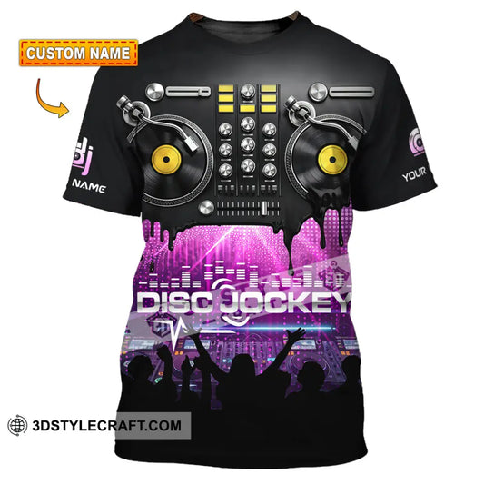 Unisex Shirt - Custom Disc Jockey 3D Shirt T-shirt