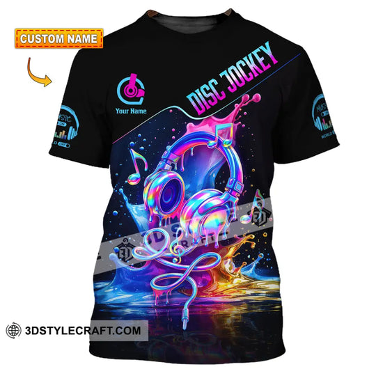Unisex Shirt - Custom Disc Jockey 3D Shirt style option 1