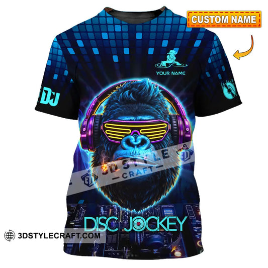 Unisex Shirt - Custom Disc Jockey 3D Shirt T-shirt
