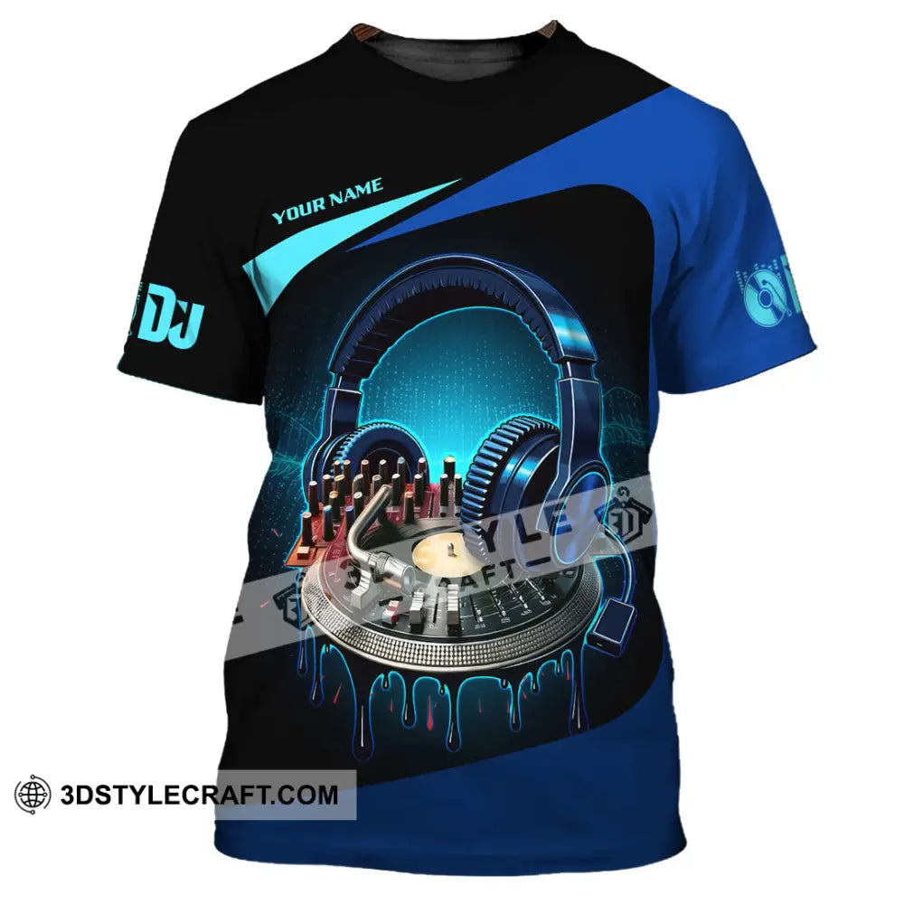 Unisex Shirt - Custom Disc Jockey 3D Shirt T-Shirt / S T-shirt