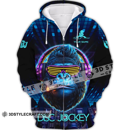Unisex Shirt - Custom Disc Jockey 3D Shirt style option 2