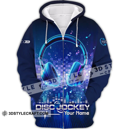 Unisex Shirt - Custom Disc Jockey 3D Shirt style option 2