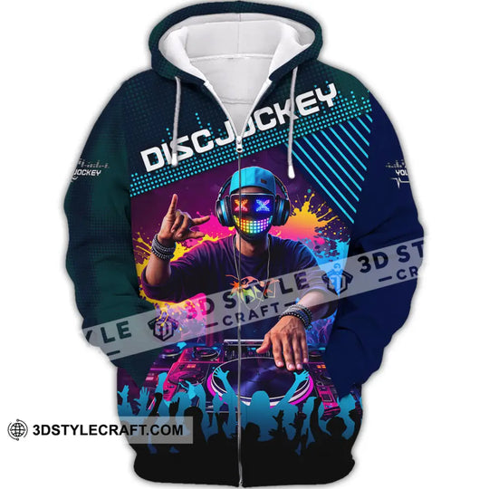 Unisex Shirt - Custom Disc Jockey 3D Shirt style option 2
