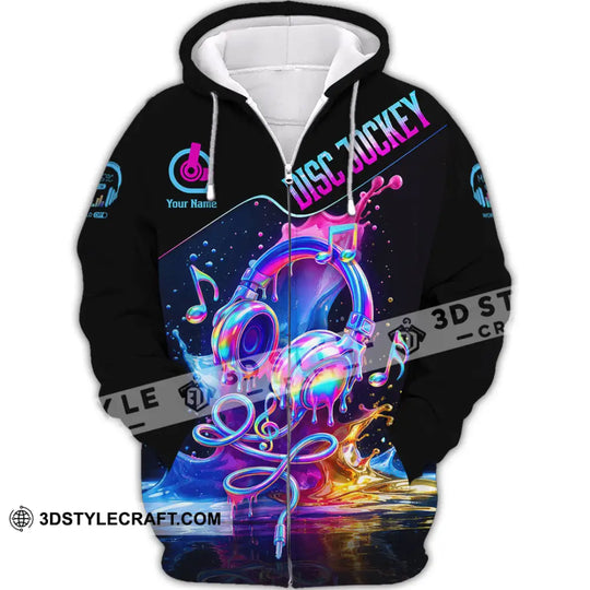 Unisex Shirt - Custom Disc Jockey 3D Shirt style option 2