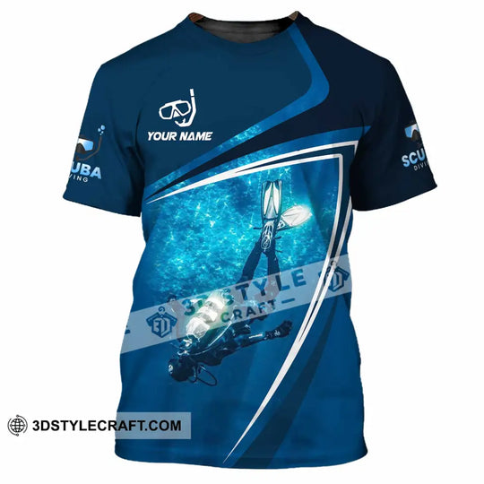 Unisex Shirt - Custom Diving 3D Shirt style option 3