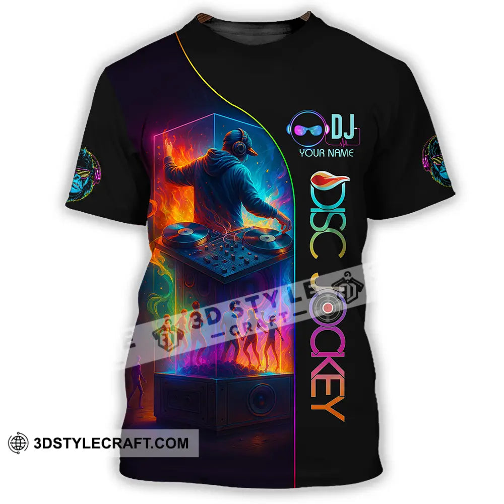 Unisex Shirt - Custom DJ 3D Shirt T-Shirt / S T-shirt