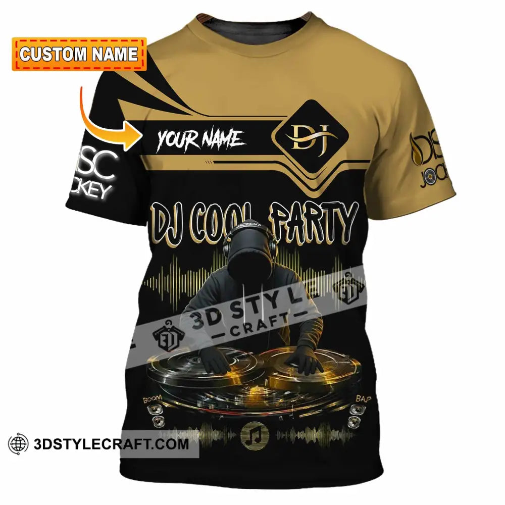 Unisex Shirt - Custom DJ Cool Party 3D Shirt T-shirt