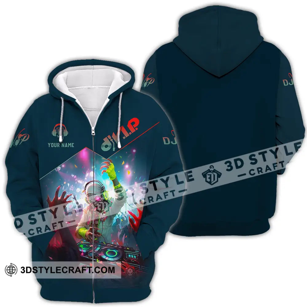 Unisex Shirt Custom DJ Shirt Zipper Hoodie / S T shirt