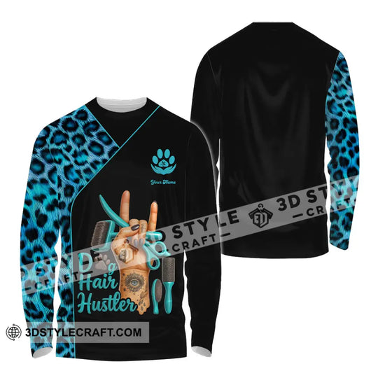 Unisex Shirt - Custom Dog Hair Hustler Groomer Shirt style option 4