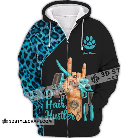 Unisex Shirt - Custom Dog Hair Hustler Groomer Shirt style option 2