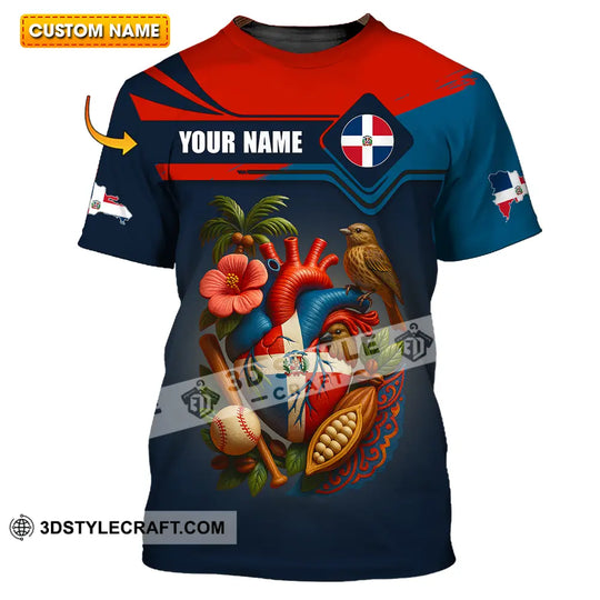 Unisex Shirt - Custom Dominican Republic Shirt style option 1