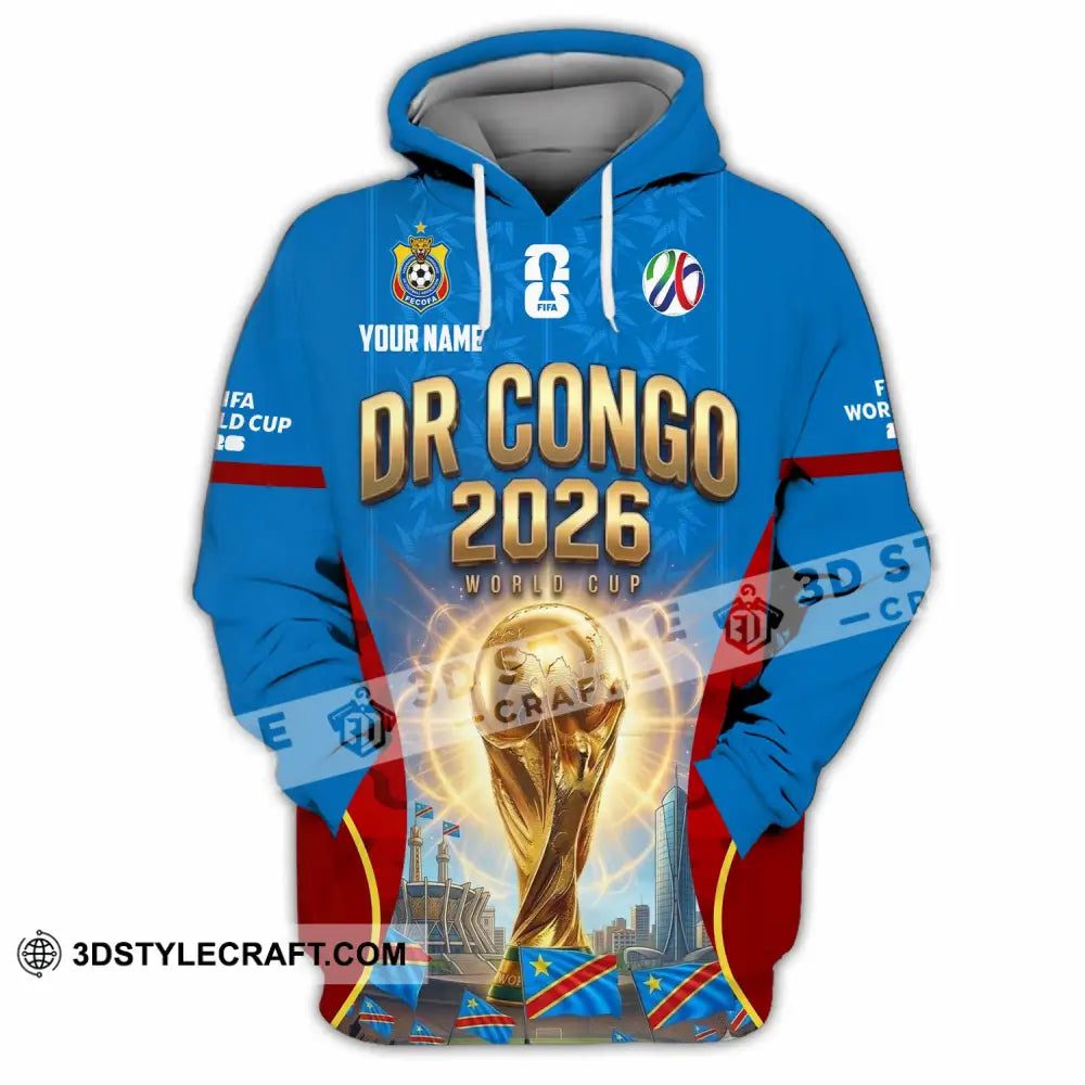 Unisex Shirt - Custom Dr Congo World Cup 2026 Shirt - Hoodie / S - T-shirt
