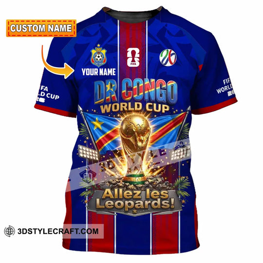 Unisex Shirt - Custom Dr Congo World Cup 2026 Shirt style option 1
