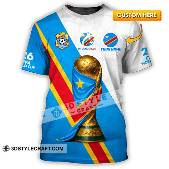 Unisex Shirt - Custom Dr Congo World Cup 2026 Shirt style option 1