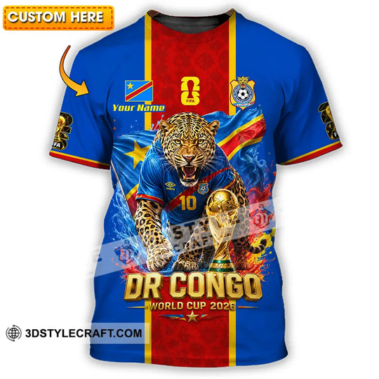 Unisex Shirt - Custom Dr Congo World Cup 2026 Shirt style option 1