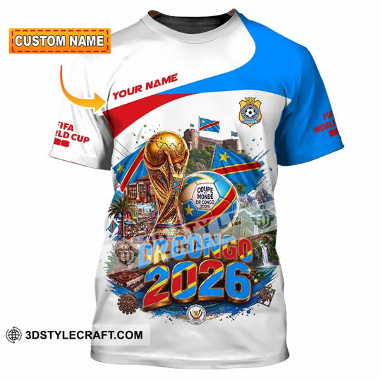 Unisex Shirt - Custom Dr Congo World Cup 2026 Shirt style option 1