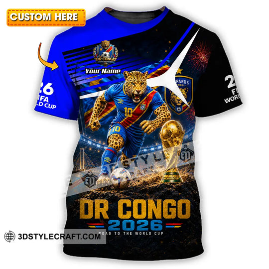 Unisex Shirt - Custom Dr Congo World Cup 2026 Shirt style option 1
