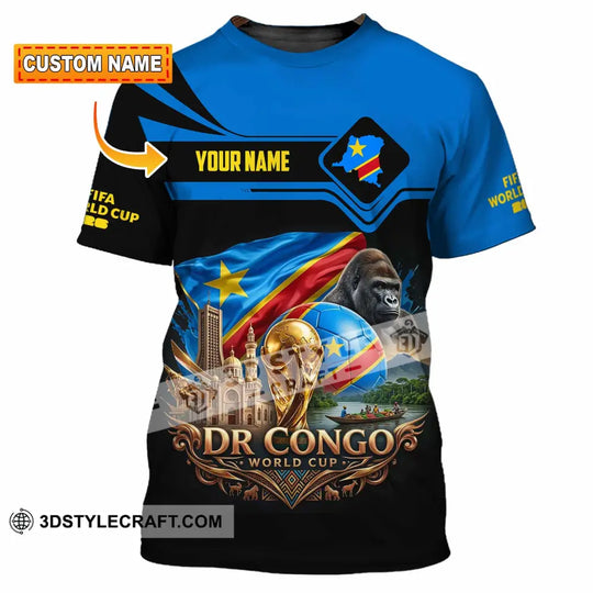 Unisex Shirt - Custom Dr Congo World Cup 2026 Shirt style option 1
