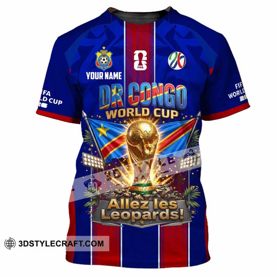 Unisex Shirt - Custom Dr Congo World Cup 2026 Shirt style option 4