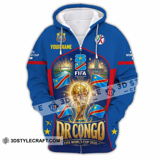 Unisex Shirt - Custom Dr Congo World Cup 2026 Shirt style option 3