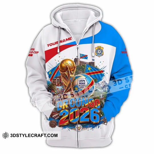 Unisex Shirt - Custom Dr Congo World Cup 2026 Shirt style option 3