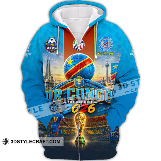 Unisex Shirt - Custom Dr Congo World Cup 2026 Shirt style option 3