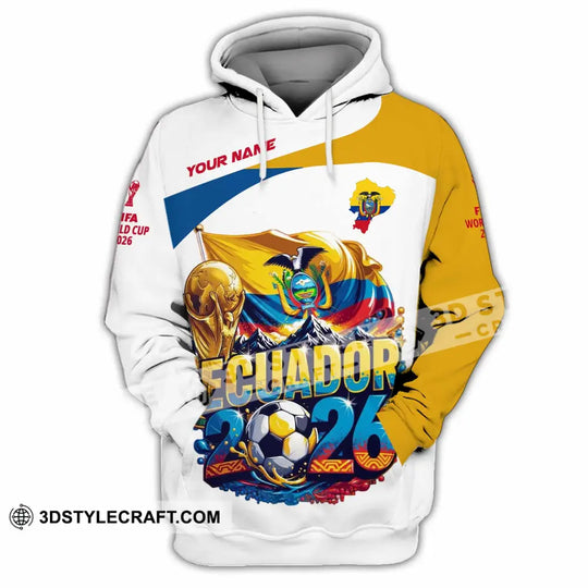 Unisex Shirt - Custom Ecuador World Cup 2026 Shirt style option 2