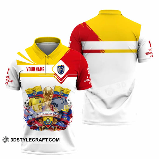 Unisex Shirt - Custom Ecuador World Cup 2026 Shirt style option 2