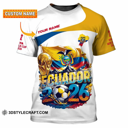 Unisex Shirt - Custom Ecuador World Cup 2026 Shirt style option 1