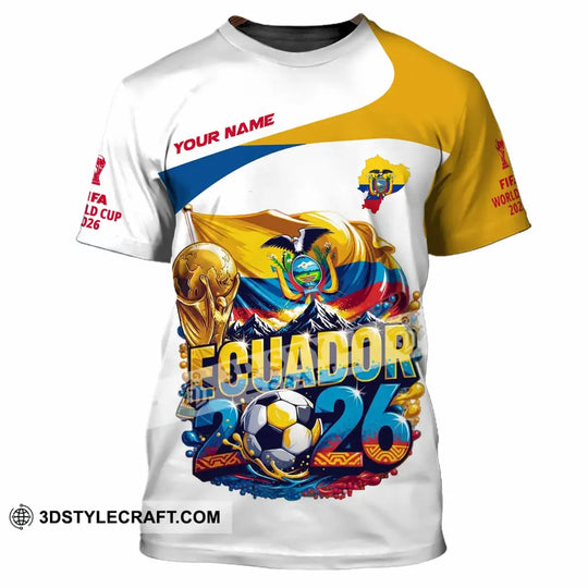 Unisex Shirt - Custom Ecuador World Cup 2026 Shirt style option 4