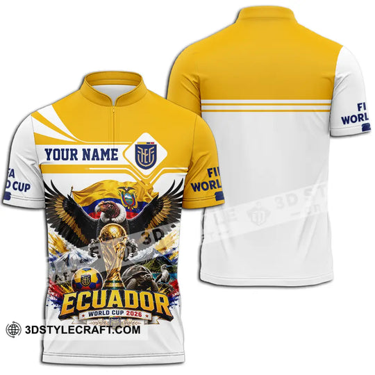 Unisex Shirt - Custom Ecuador World Cup 2026 Shirt style option 2