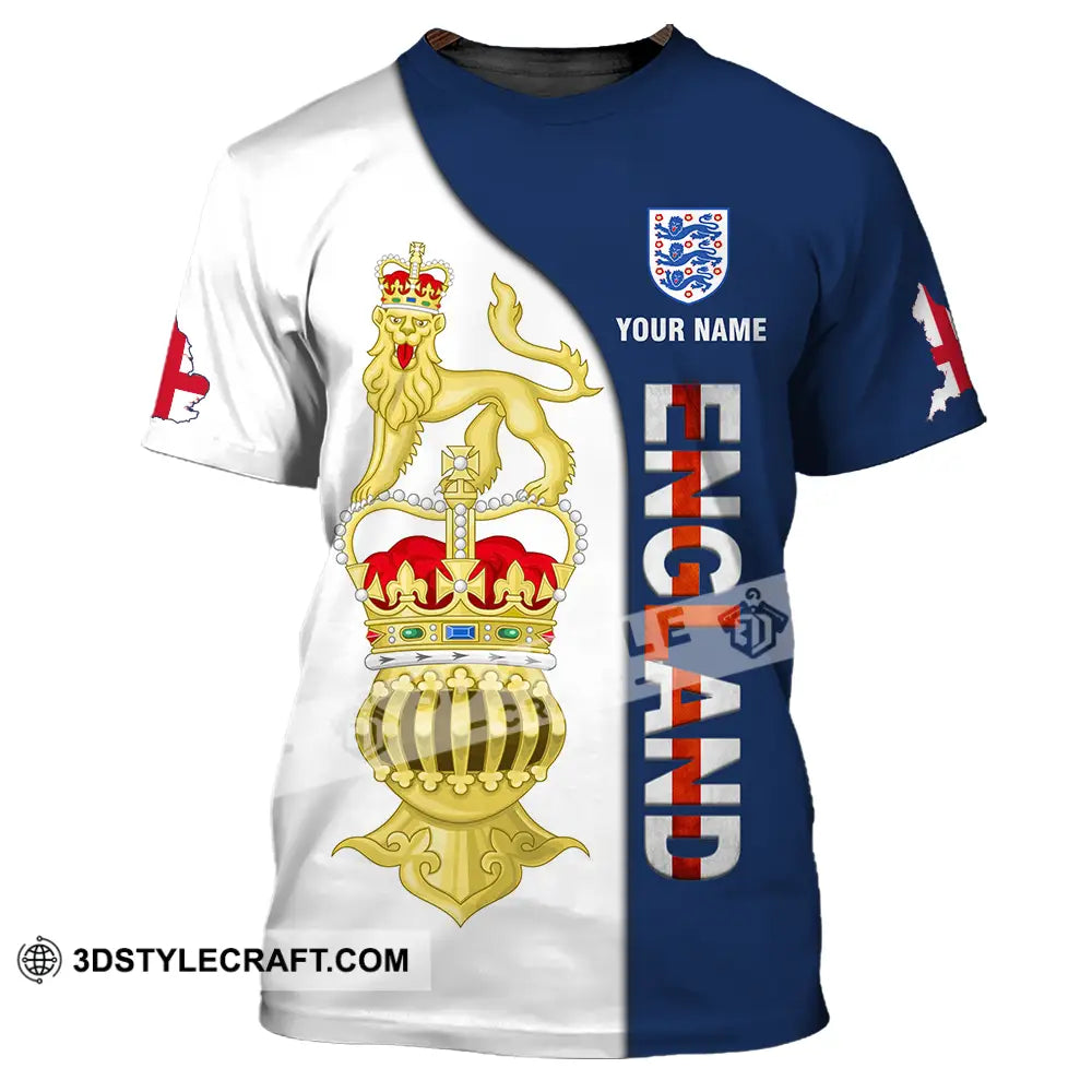 Unisex Shirt - Custom England 3D Shirt T-Shirt / S T-shirt