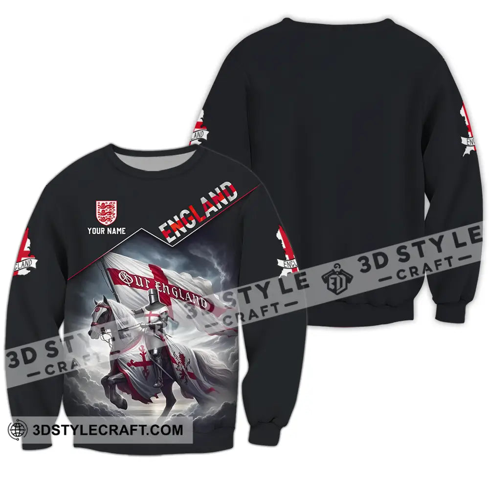 Unisex Shirt - Custom England Shirt Long Sleeve / S T-shirt