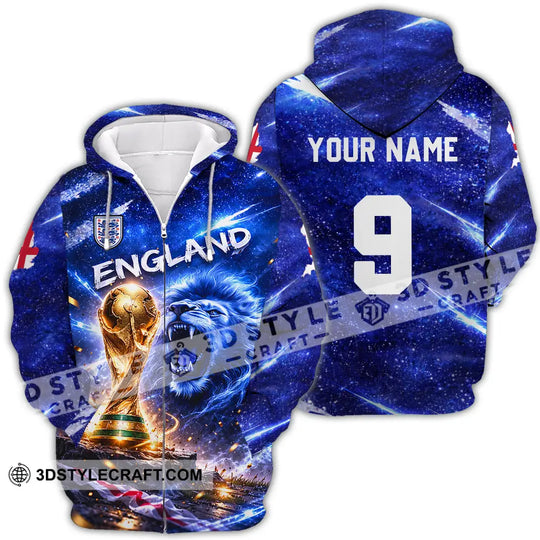 Unisex Shirt - Custom England World Cup 2026 3D Shirt style option 4