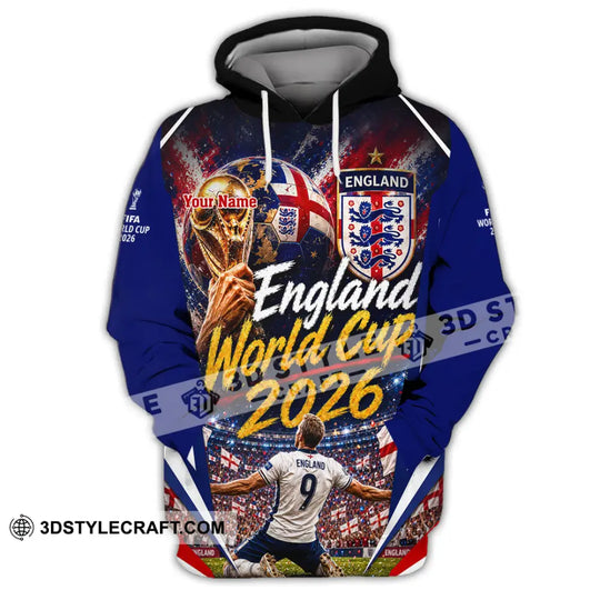Unisex Shirt - Custom England World Cup 2026 Shirt style option 2