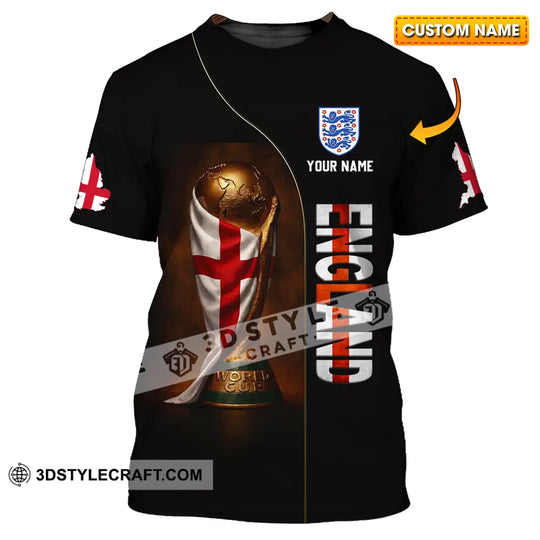 Unisex Shirt - Custom England World Cup 3D Shirt style option 1