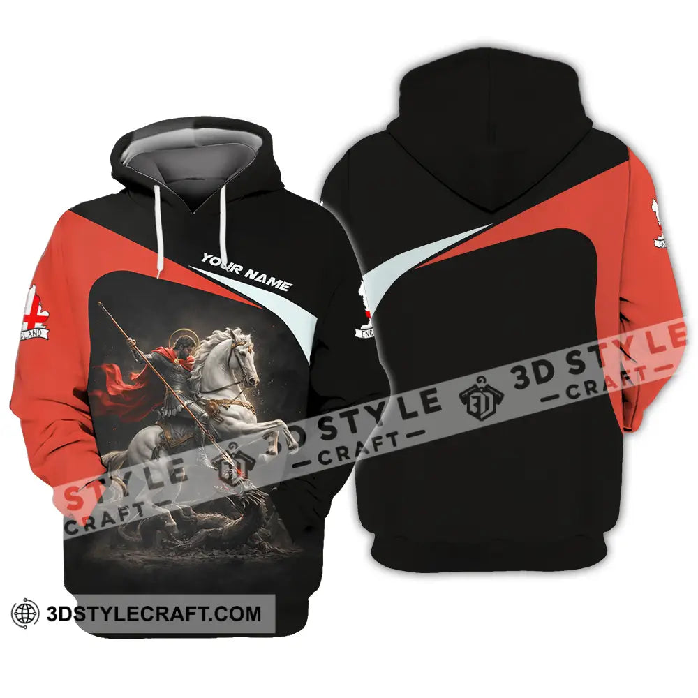 Unisex Shirt - Custom English Horseman 3D Shirt Hoodie / S T-shirt