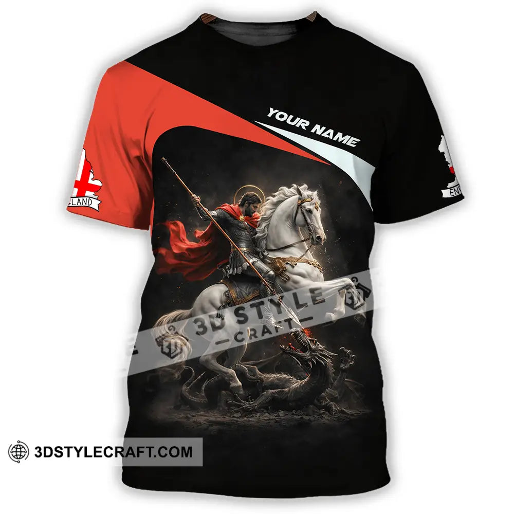 Unisex Shirt - Custom English Horseman 3D Shirt T-Shirt / S T-shirt