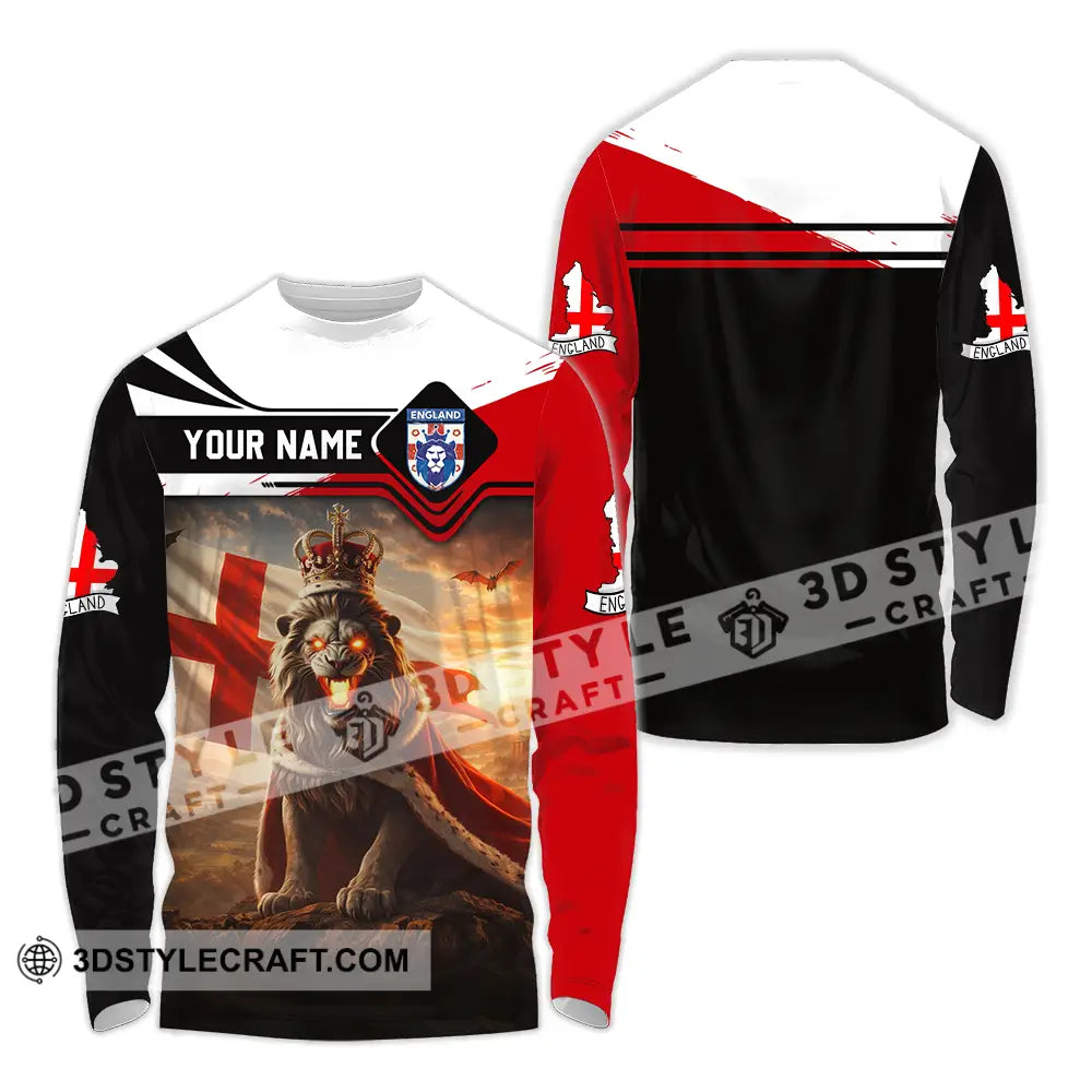 Unisex Shirt - Custom English Lion King 3D Shirt Long Sleeve Shirt / S T-shirt