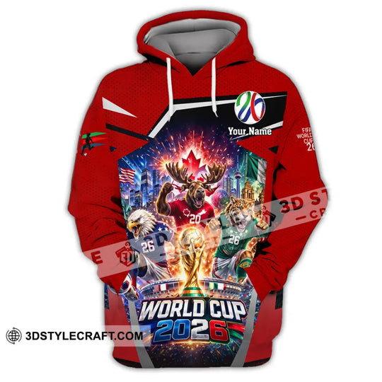 Unisex Shirt - Custom Fifa World Cup 2026 3D Shirt style option 3