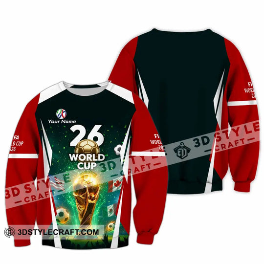Unisex Shirt - Custom Fifa World Cup 2026 3D Shirt style option 4