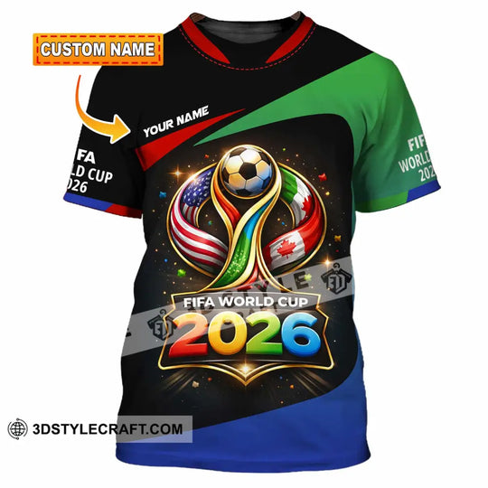 Unisex Shirt - Custom Fifa World Cup 2026 3D Shirt style option 1