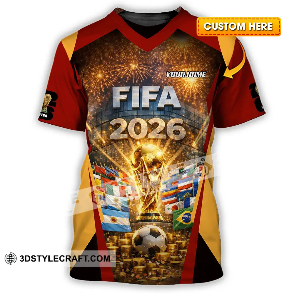 Unisex Shirt - Custom FIFA World Cup 2026 3D Shirt T-shirt
