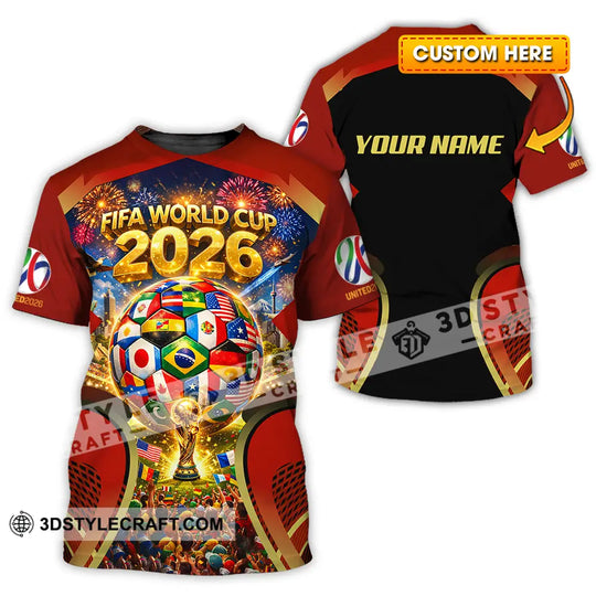Unisex Shirt - Custom FIFA World Cup 2026 3D Shirt style option 1