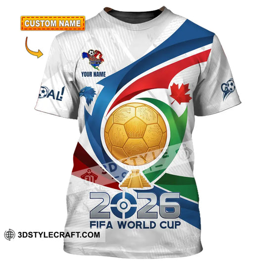 Unisex Shirt - Custom FIFA World Cup 2026 3D Shirt style option 1