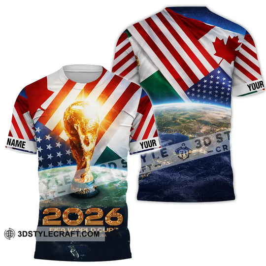 Unisex Shirt - Custom Fifa World Cup 2026 3D Shirt style option 2
