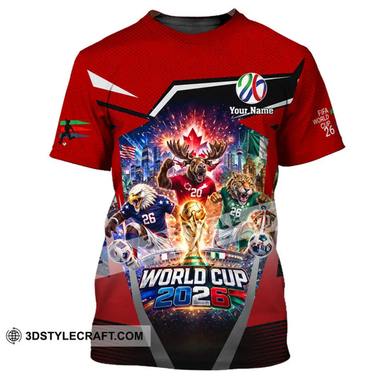 Unisex Shirt - Custom Fifa World Cup 2026 3D Shirt style option 2